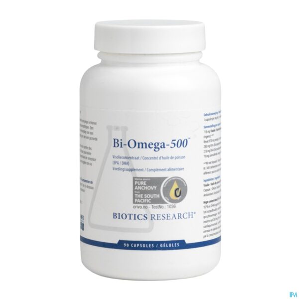 Packshot Bi-omega 500 Caps 90 Nf