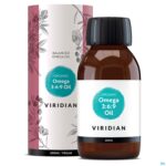 Productshot Viridian Organic Omega 3:6:9 Olie 200ml
