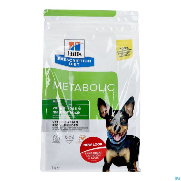 Packshot Prescription Diet Canine Metabolic Mini 1kg