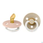 Productshot Bibs 1 Fopspeen Anatomic Glow Duo Vani/blush