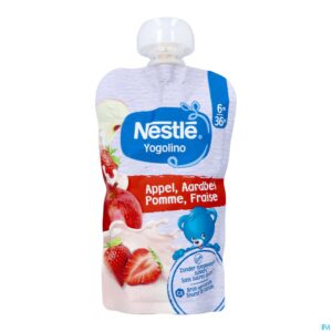 Packshot Nestle Yogolino Fraise Pomme 100g