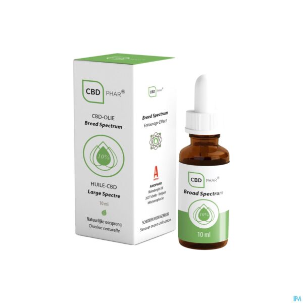 Productshot Cbd Olie Breed Spectrum 10% 10ml Cbd-phar