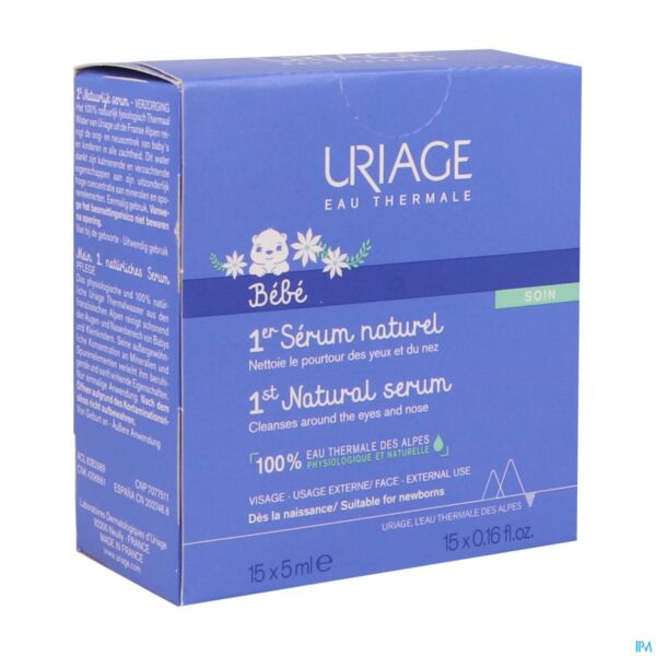 Packshot Uriage Bb 1er Serum Naturel 15x5ml