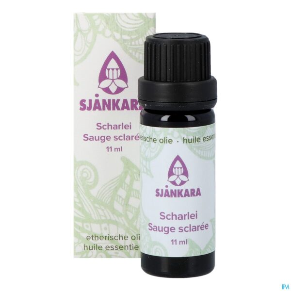 Productshot Sjankara Scharlei Ess. Olie Bio 11ml
