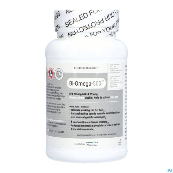Packshot Bi-omega 500 Caps 90 Nf