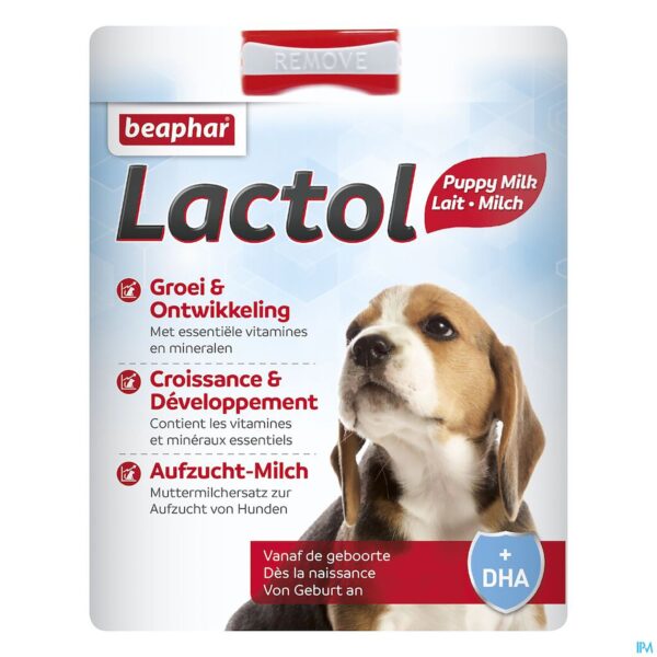 Packshot Beaphar Lactol Puppy Milk 500g