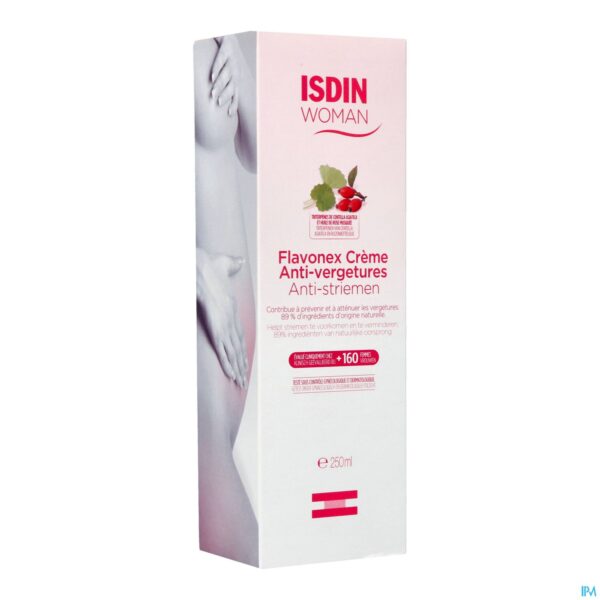 Packshot Isdin Woman Flavonex Creme A/striemen 250ml