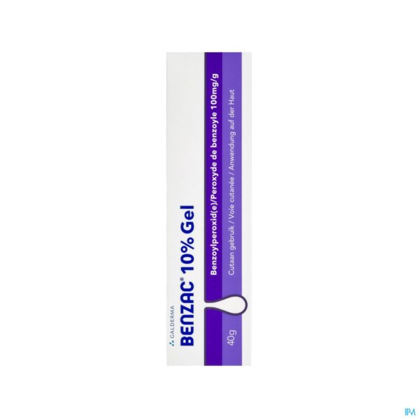 Productshot Benzac Ac 10% Gel 40g