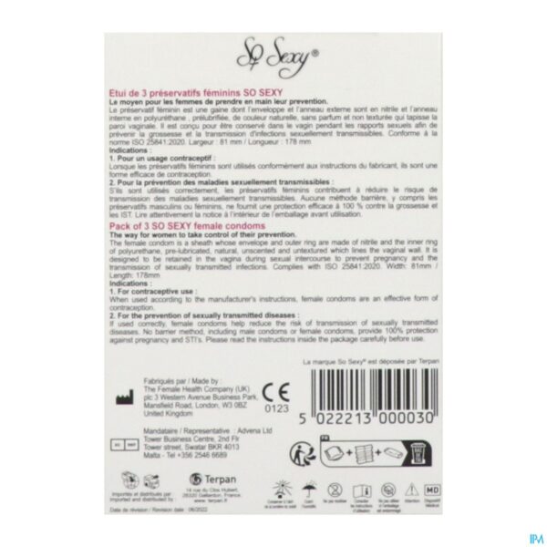 Packshot So Sexy Vrouw Condooms 3