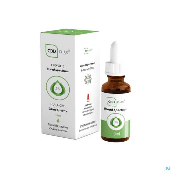 Productshot Cbd Olie Breed Spectrum 5% 10ml Cbd-phar