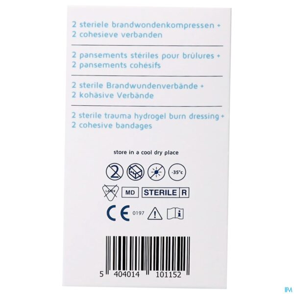 Packshot Burncare Covacalm Brandwonden Kompressen Set 4prod