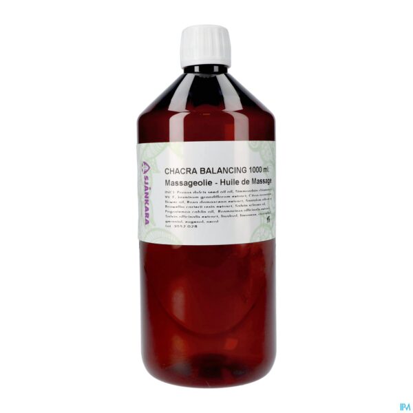 Packshot Sjankara Chakra Balancing Massageolie 1000ml