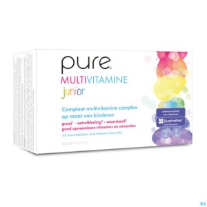 Packshot Pure Multivitamine Junior Kauwtabl 60