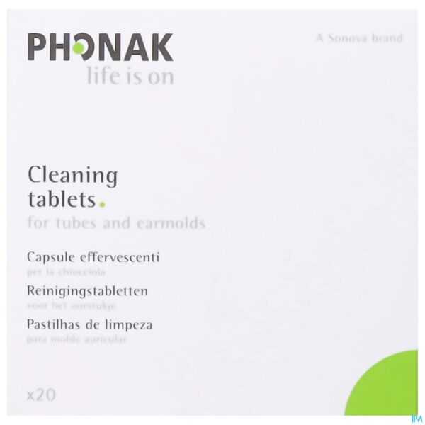 Packshot Cleansing&care Reinigingstabletten 20