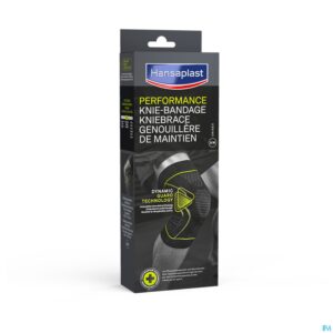 Packshot Hansaplast Sport Kniebrace Zwart