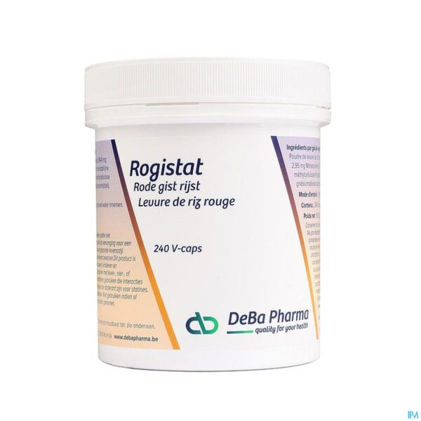 Packshot Rogistat 600mg V-caps 240 Deba