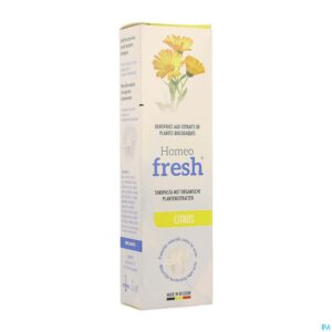 Packshot Homeofresh Tandpasta Citroen Tube 75ml