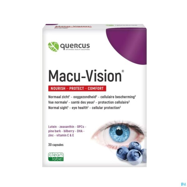Packshot Quercus Macu-vision Caps 30