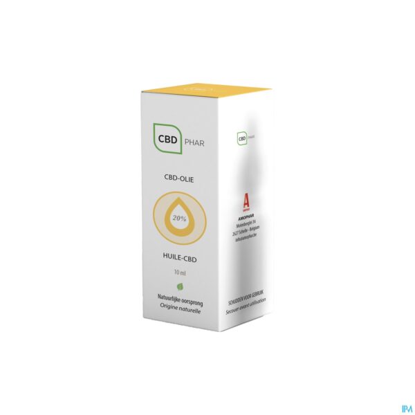 Packshot Cbd-olie 20% 10ml Cbd-phar Packshot Cbd-olie 20% 10ml Cbd-phar
