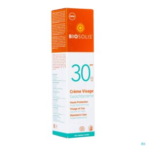Packshot Biosolis Creme Visage Ip30 50ml