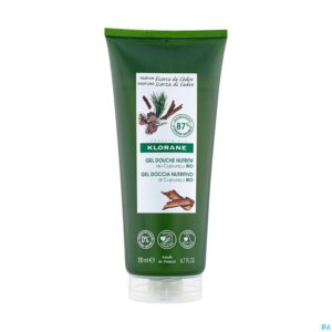 Packshot Klorane Lichaam Douchegel Cederhout 200ml