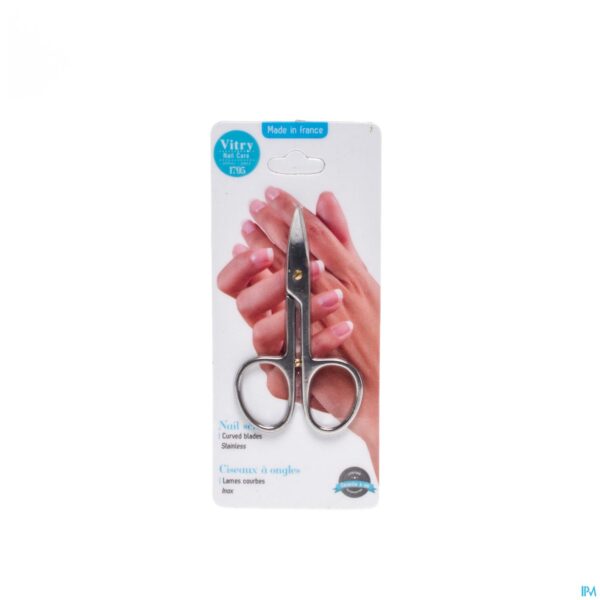 Packshot Nagelschaar Gebogen Inox Blinkend
