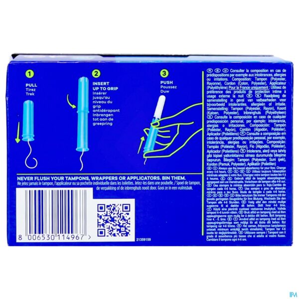 Packshot Tampax Compak Super 26