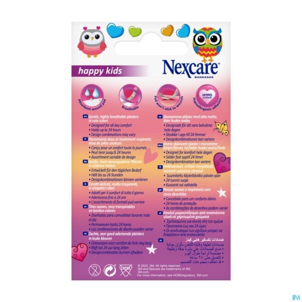 Packshot Nexcare Happy Kids Girls 20