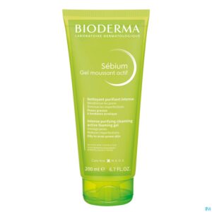 Packshot Bioderma Sebium Gel Moussant Actif Tube 200ml