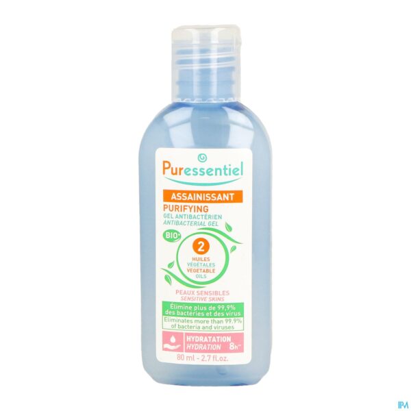 Packshot Puressentiel Zuiverende Gel A/bact. Gev.h 80ml