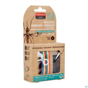 Packshot Manouka Armband A/muggen Regenboog