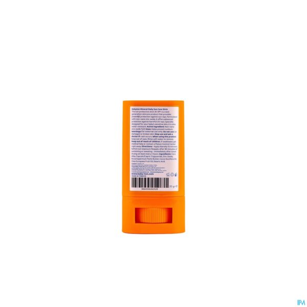 Packshot Babyton Natuurlijke Minerale Zonnecreme Stick 20g