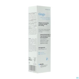 Packshot Tinge Advanced Repair & Soothing Cream Tube 20ml