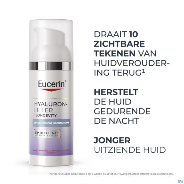 Lifestyle_image Eucerin Hyaluron-filler +long.epig.nachtcreme 50ml
