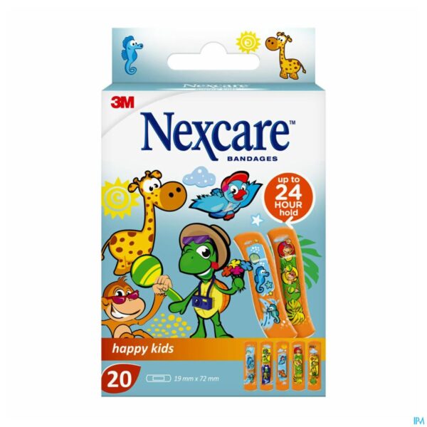 Packshot Nexcare 3m Happy Kids Strips 20 N0920nlw