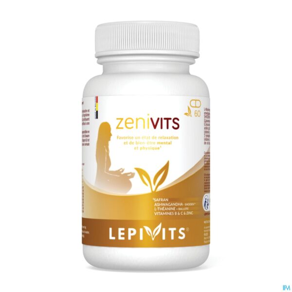 Packshot Zenivits Caps 60 Lepivits Packshot Zenivits Caps 60 Lepivits