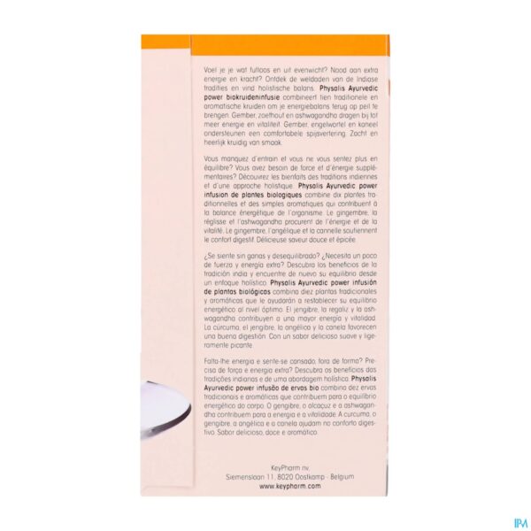 Packshot Physalis Ayurvedic Power Infusie Bio Builtjes 20