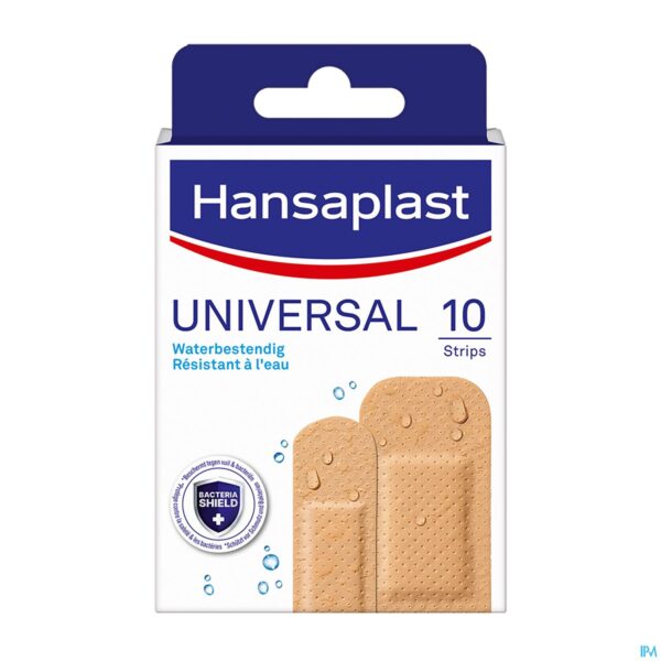 Packshot Hansaplast Pleisters Universal Strips 10