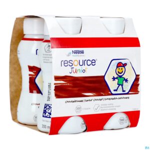 Packshot Resource Junior Chocolade 4x200ml Nf