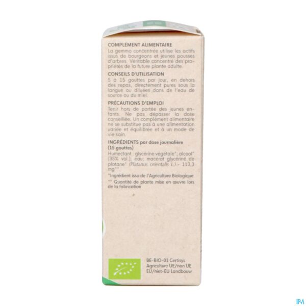 Packshot Herbalgem Plataan Bio 30ml