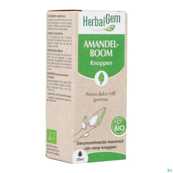 Packshot Herbalgem Amandel Bio 30ml