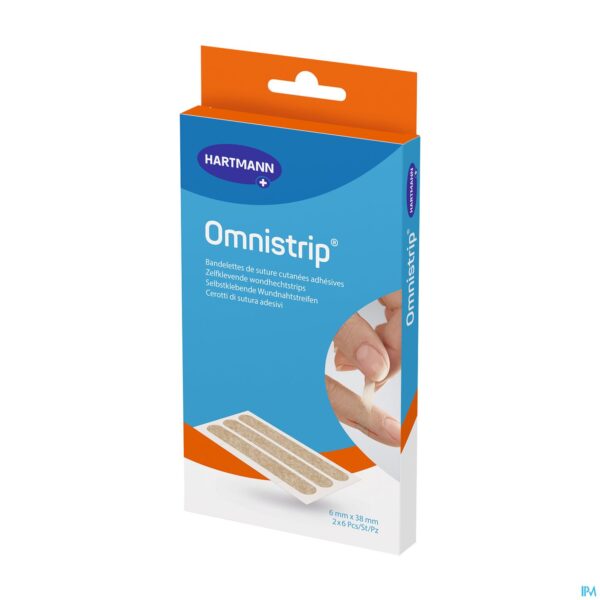 Packshot Omnistrip Selfcare Small 6x38mm 2x6 5400104