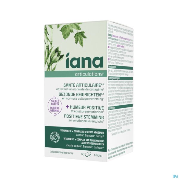 Packshot Iana Gezonde Gewrichten & Positieve Stemm. Tabl 60