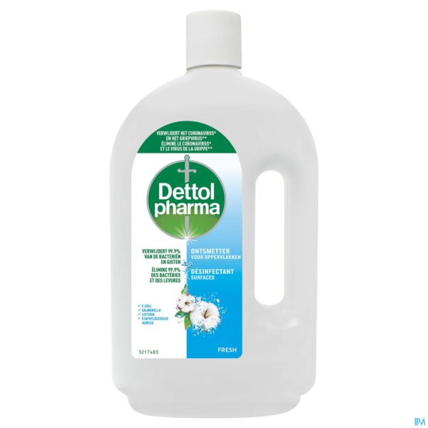 Packshot Dettolpharma Ontsmetter Oppervlakken Fresh 1l