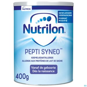 Packshot Nutrilon Pepti Syneo 400g Verv.3209277+3209285