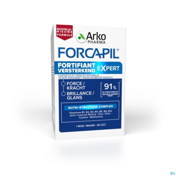 Packshot Forcapil Versterkend Expert Caps 60