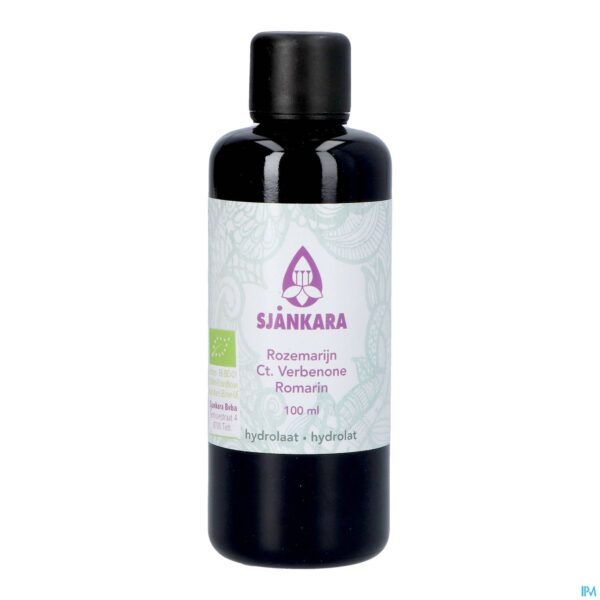 Packshot Sjankara Rozemarijn Verbenone Hydrolaat Bio 100ml