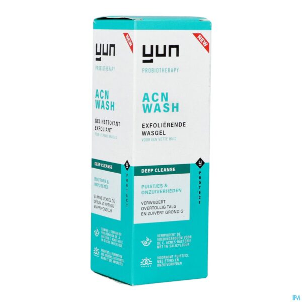 Packshot Yun Acn Deep Exfoliating Gezichtswasgel 150ml