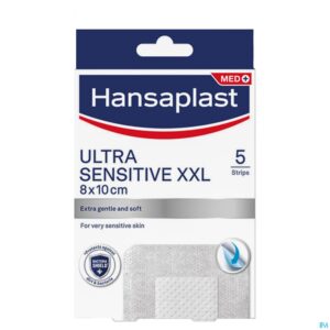 Packshot Hansaplast Pleisters Ultra Sensitive Xxl 8x10cm 5