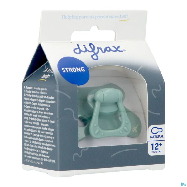 Packshot Difrax Fopspeen Natural 12m+ Uni Sage